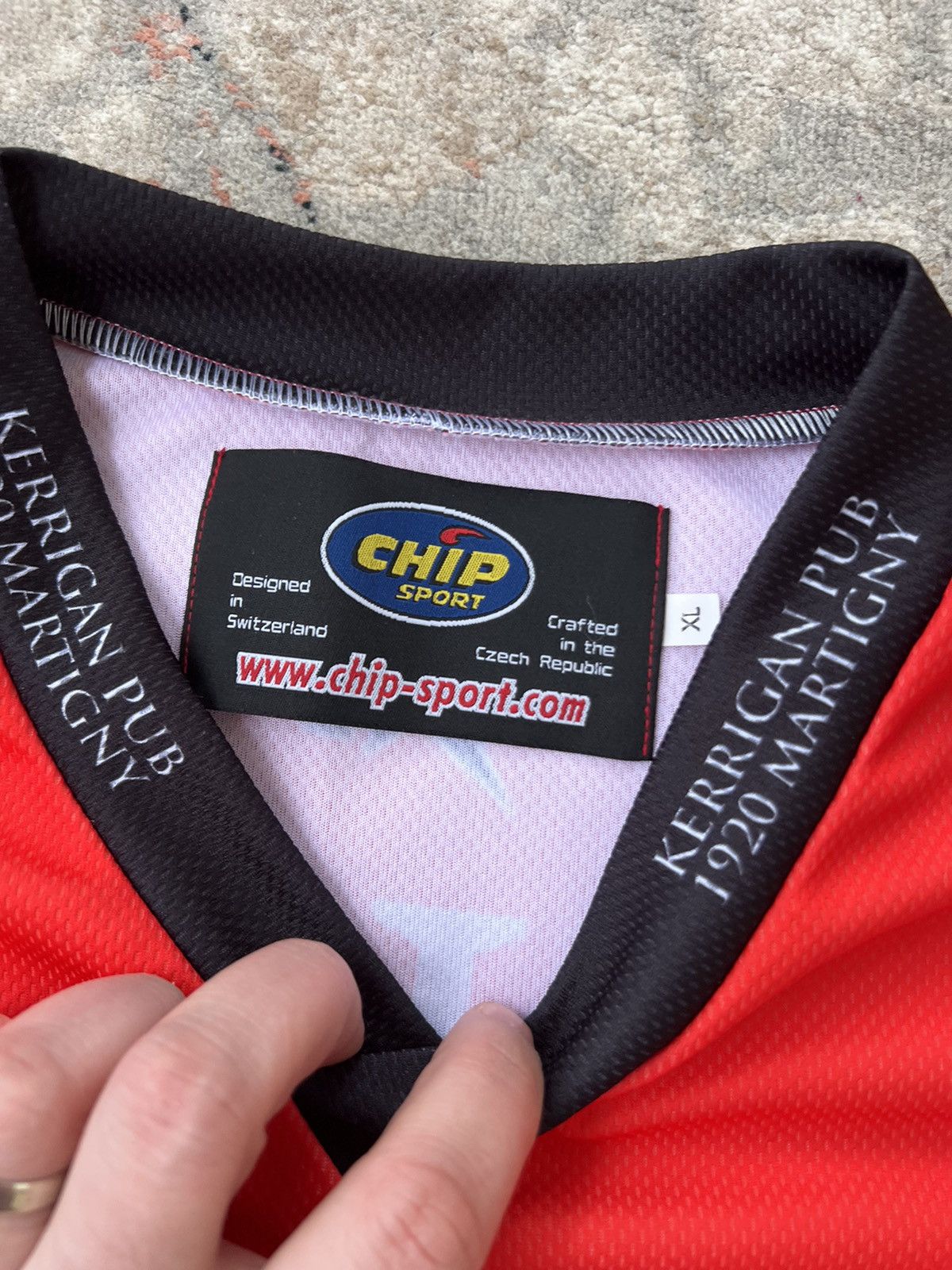 NHL Chip Sport Duay Besse 26 Martigny Hockey Jersey Size US XL / EU 56 / 4 - 3 Thumbnail