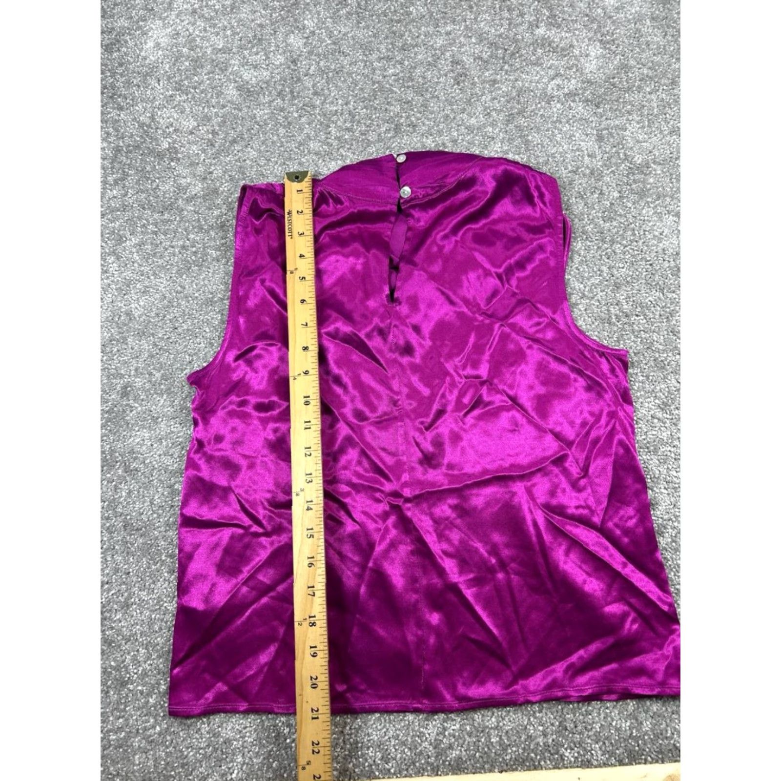 Rails Rails Shirt Womens Small Purple Satin Tank Top Size S / US 4 / IT 40 - 7 Thumbnail
