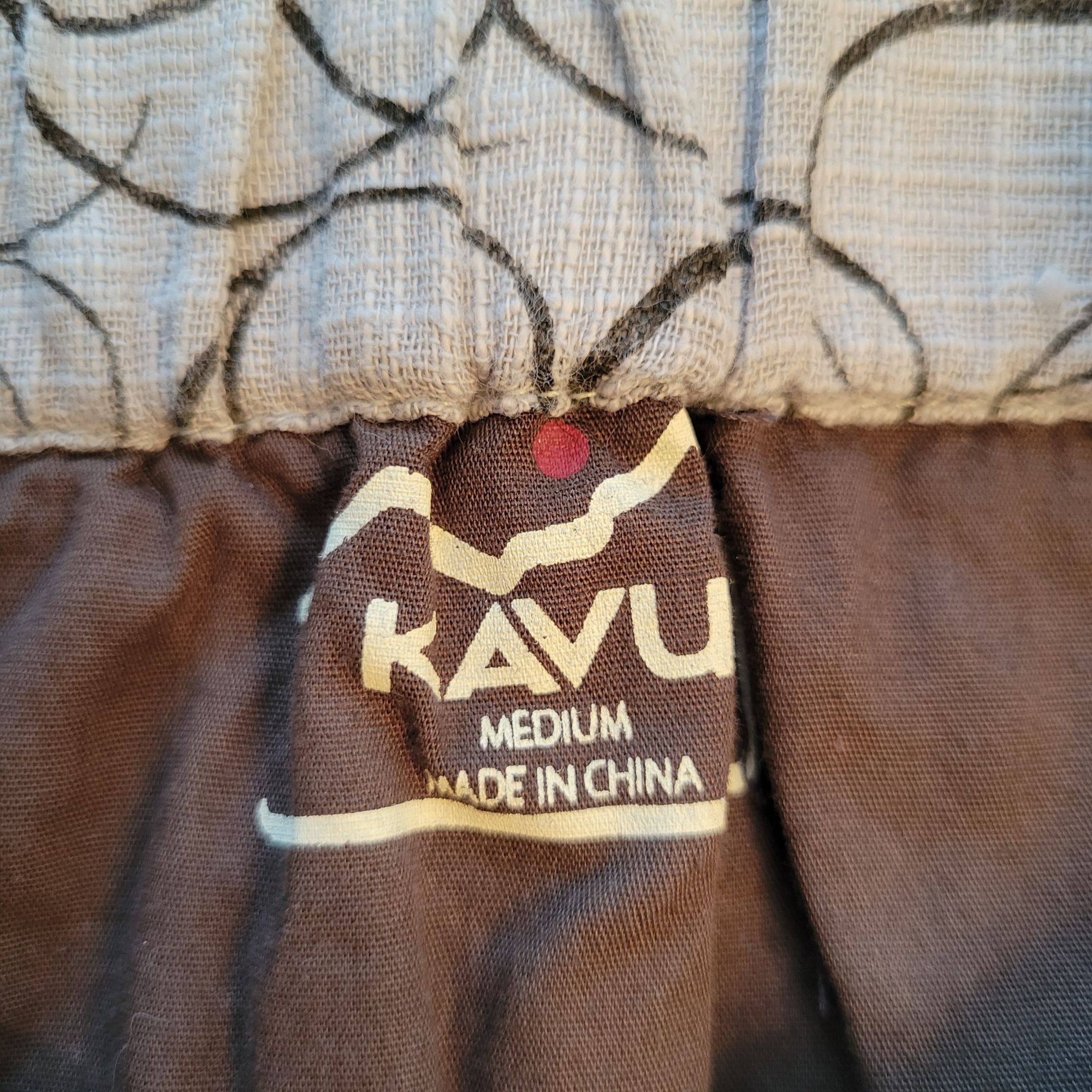 KAVU Kavu M Sleeveless Top Gray Black Circle Pattern Cotton Jumpe Size M / US 6-8 / IT 42-44 - 3 Thumbnail