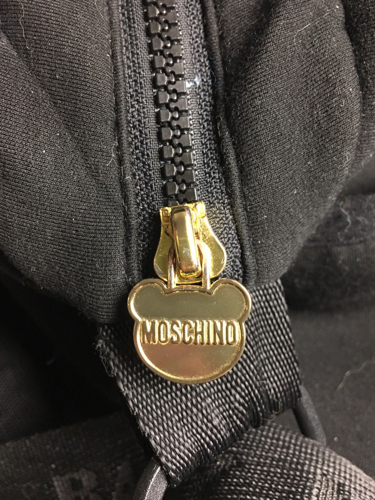 Moschino Moschino Baby Black Cotton Blend Shoulder Bag Size ONE SIZE - 6 Thumbnail