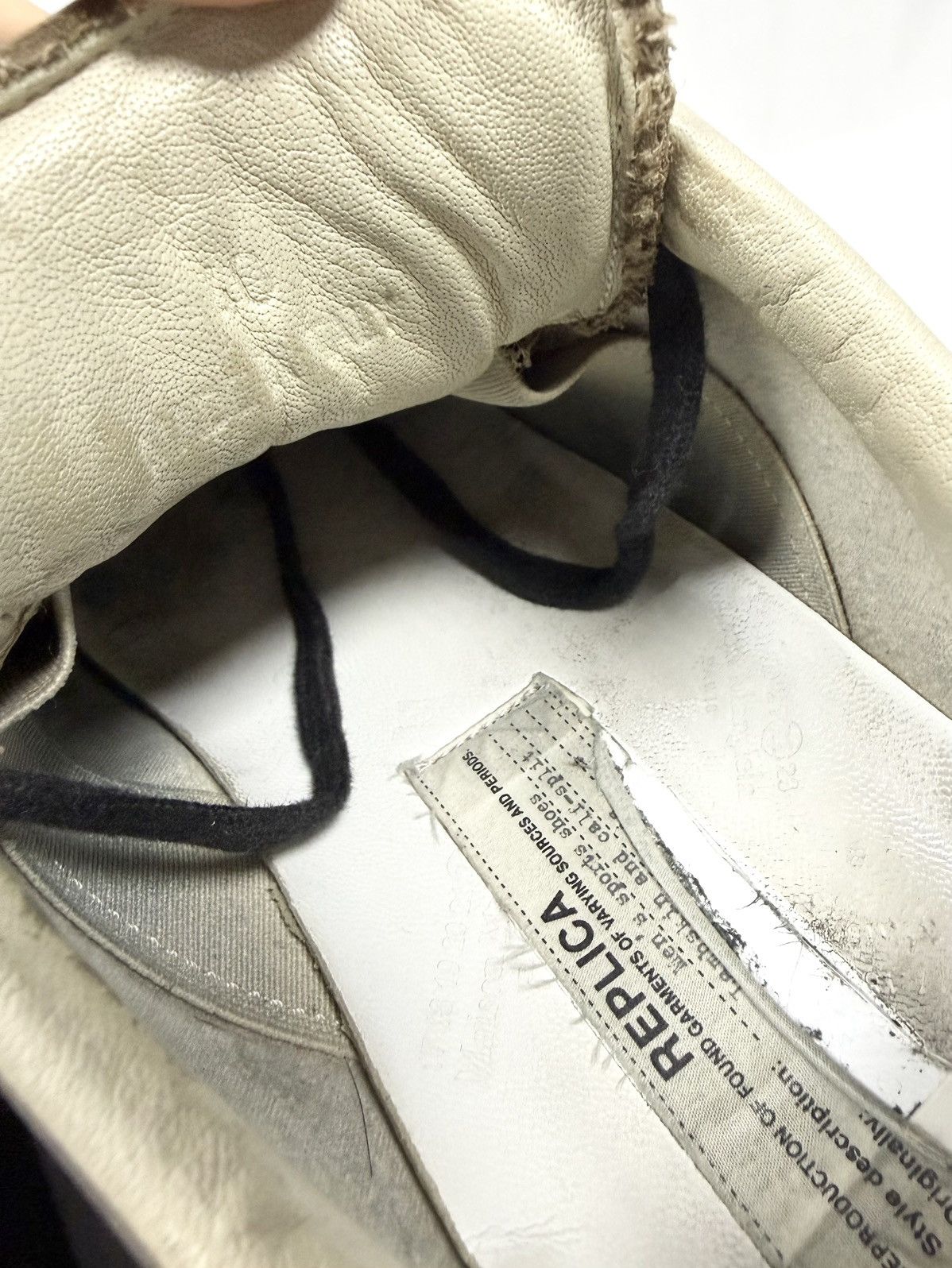 Maison Margiela 2010s Maison Margiela Two-Tone Grey Black GAT Replica Low Size US 8.5 / EU 41-42 - 8 Thumbnail