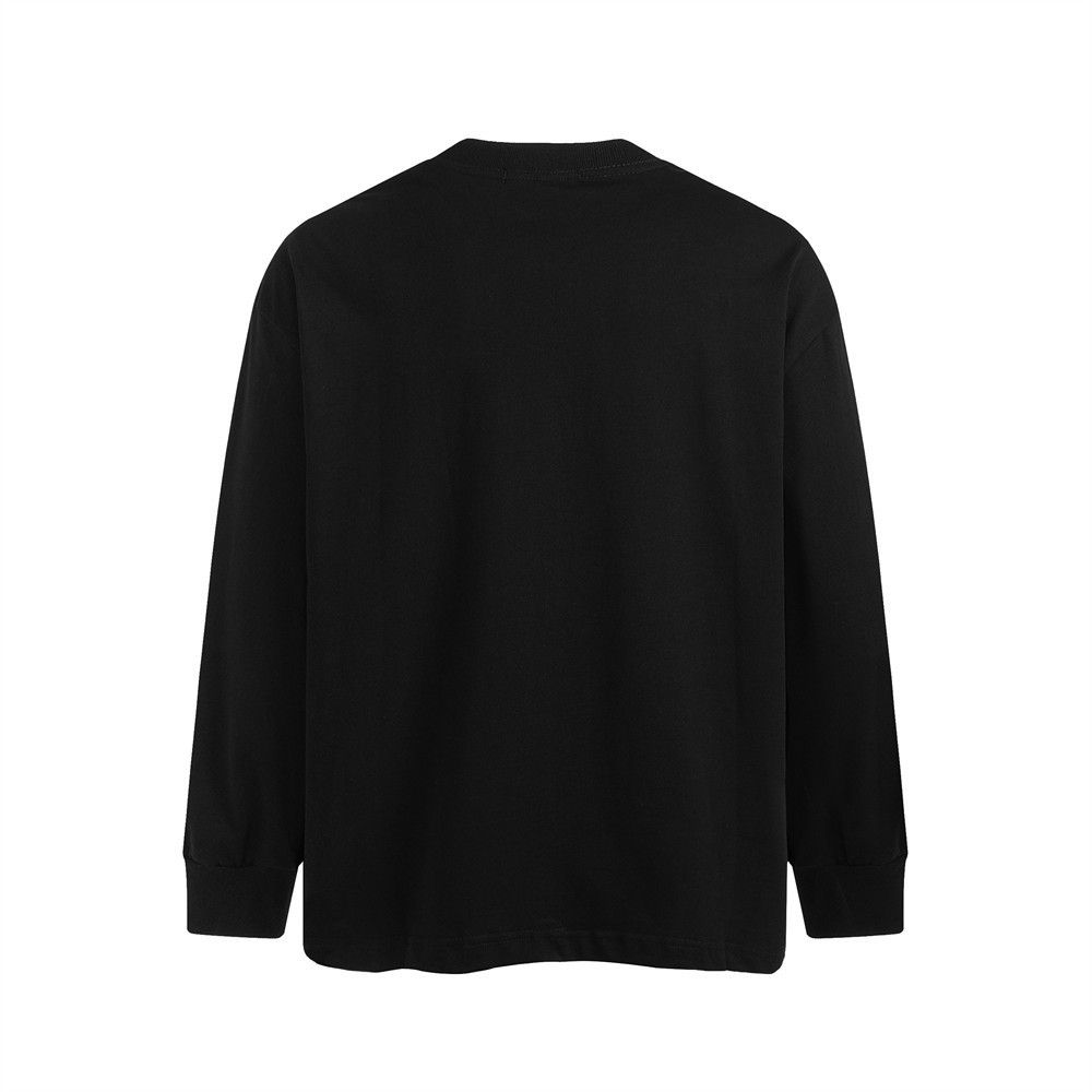 Japanese Brand Men's loose casual funny cat print long sleeve T-shirt Size US M / EU 48-50 / 2 - 2 Thumbnail