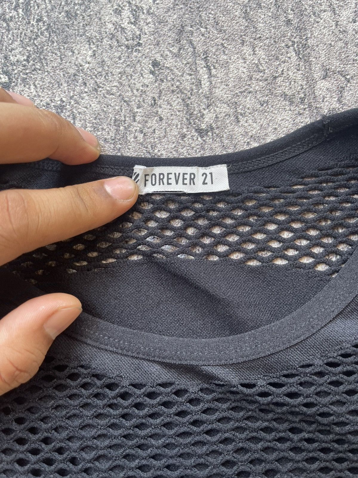 Y2k Forever ifsixwasnine mesh top long sleeve