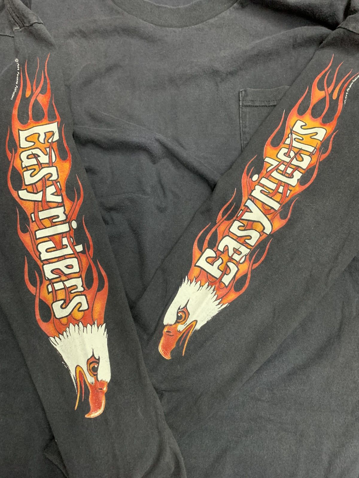 Vintage VINTAGE EASYRIDERS MAGAZINE FLAME LONG SLEEVE POCKET Size US XL / EU 56 / 4 - 2 Thumbnail