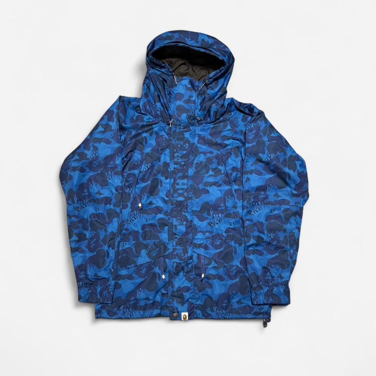 Bape Bape Classics Blue Fire Camo Snowboarding Jacket Size US M / EU 48-50 / 2 - 1 Thumbnail
