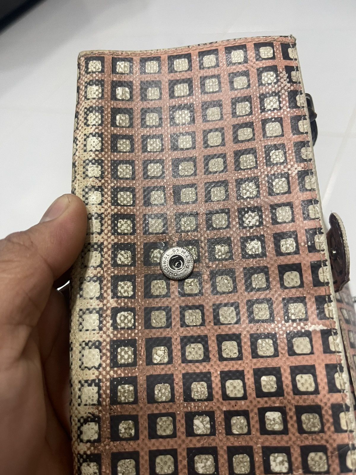 Marni × Vintage VINTAGE MARNİ ITALY PLAID BROWN LONG WALLET Size ONE SIZE - 10 Thumbnail