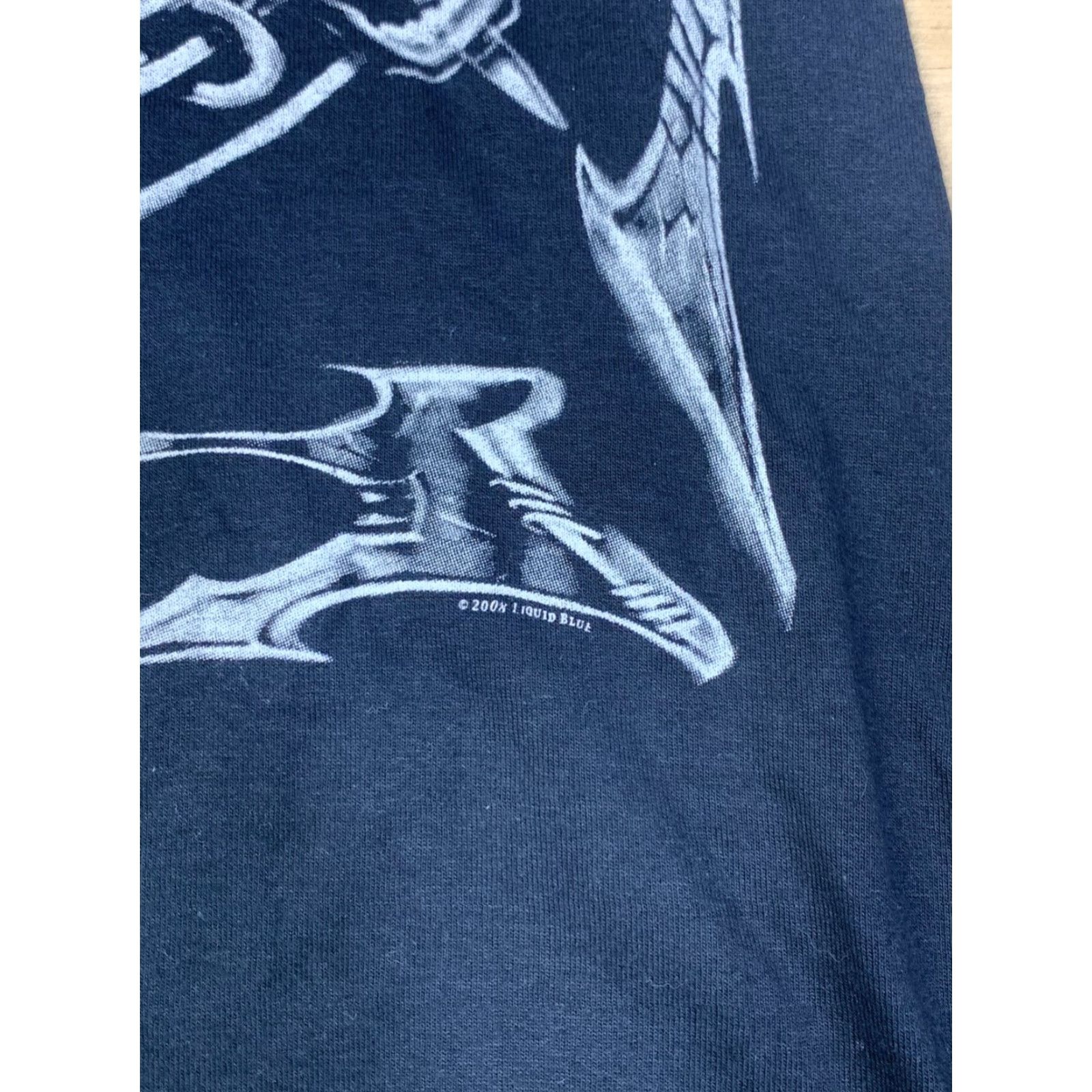 Gildan VINTAGE Dragon Catcher Shirt Dragons Skull Tribal Y2K AOP Gildan Black Cotton Mens L Short Sleeve Crew Neck 2000-2009 Size US L / EU 52-54 / 3 - 3 Thumbnail