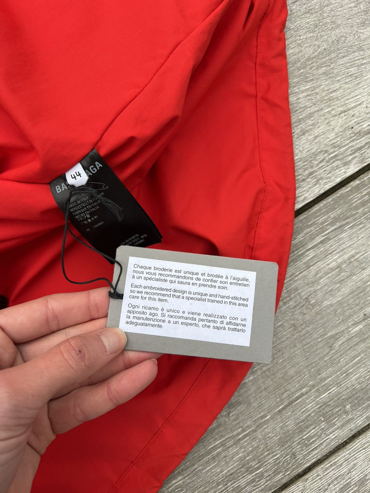 Balenciaga Balenciaga Raincoats jacket zip 2019 Size US S / EU 44-46 / 1 - 12 Thumbnail