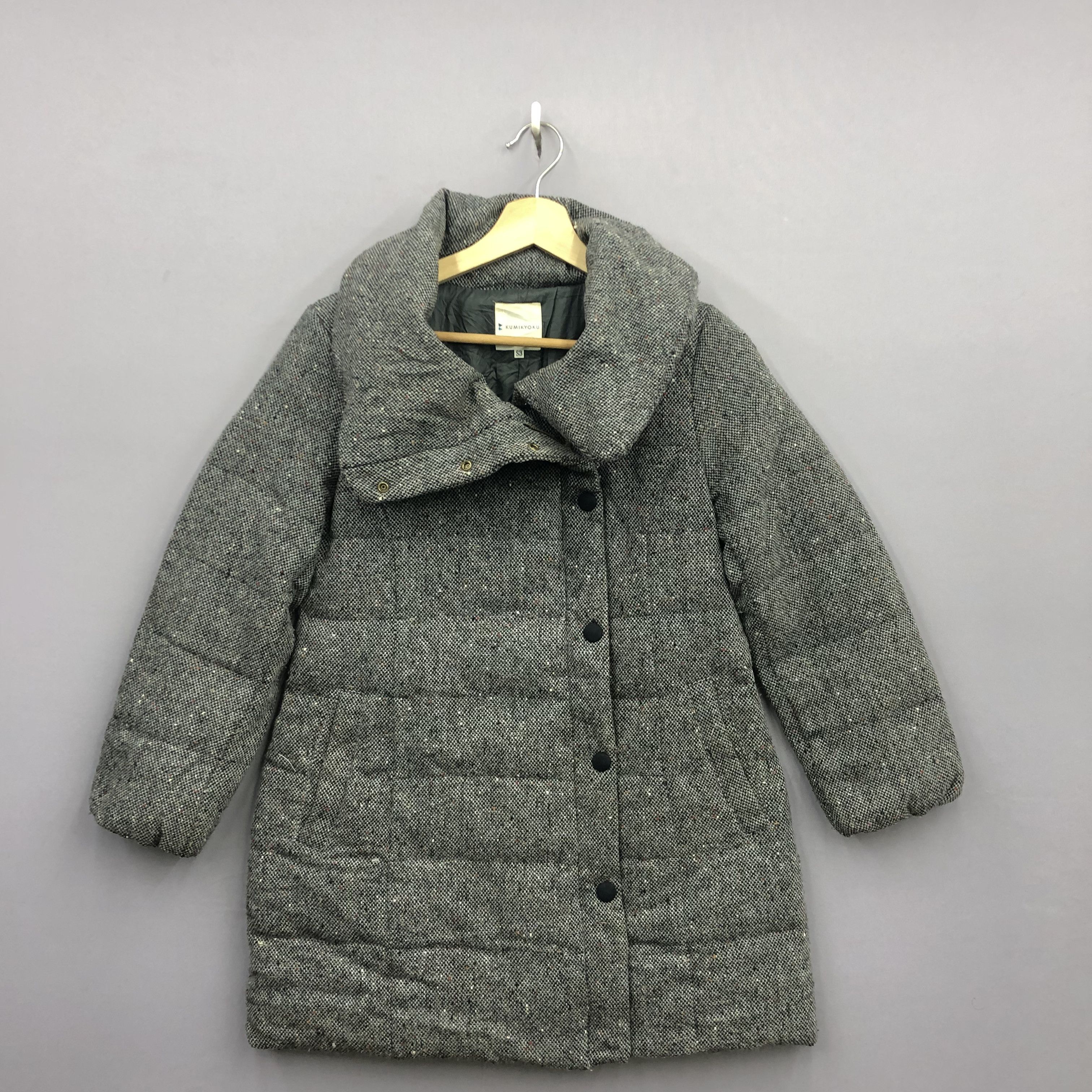 Japanese Brand × Vintage Vintage 90s Kumikyoku Turtleneck Quilted Puffer Jacket Size S / US 4 / IT 40 - 1 Thumbnail