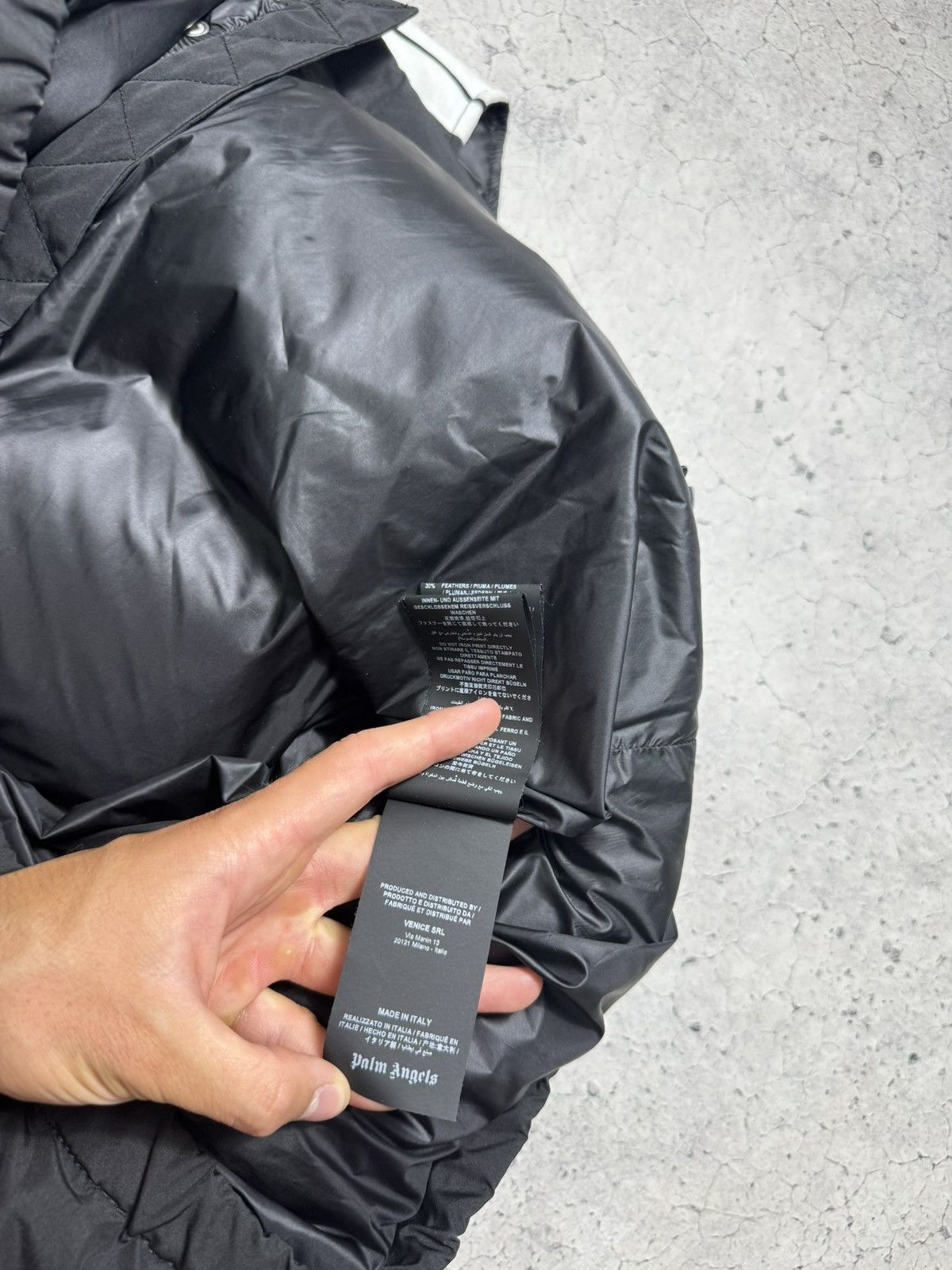 Palm Angels Palm Angels Down Puffer Vest Jacket Black Luxury Rare Size US L / EU 52-54 / 3 - 8 Thumbnail