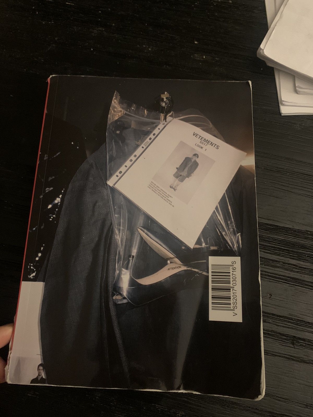 image of Vetements 2017 Catalog Book in Black, Men's