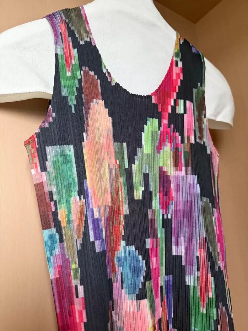 Issey Miyake Issey Miyake Mosaic color block vest Size L / US 10 / IT 46 - 4 Thumbnail