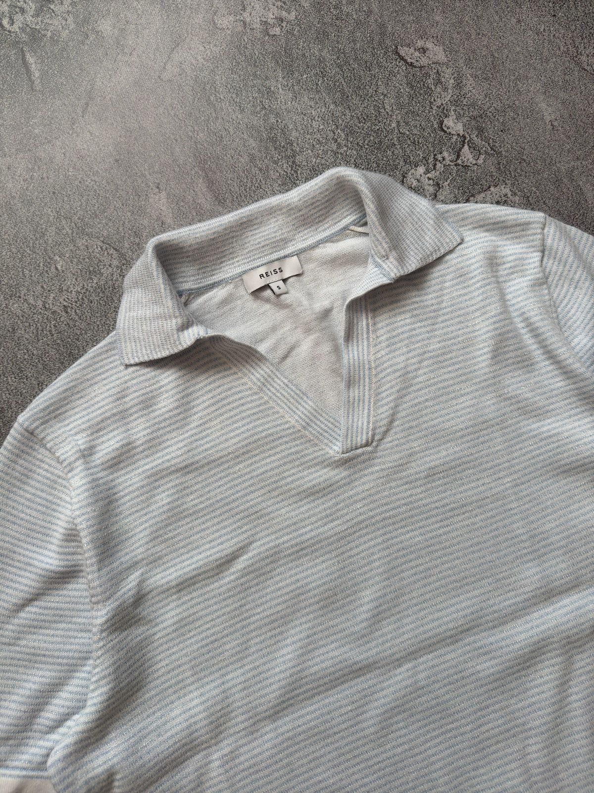 Designer × Reiss Reiss S striped polo tee T-shirt Size US S / EU 44-46 / 1 - 5 Thumbnail