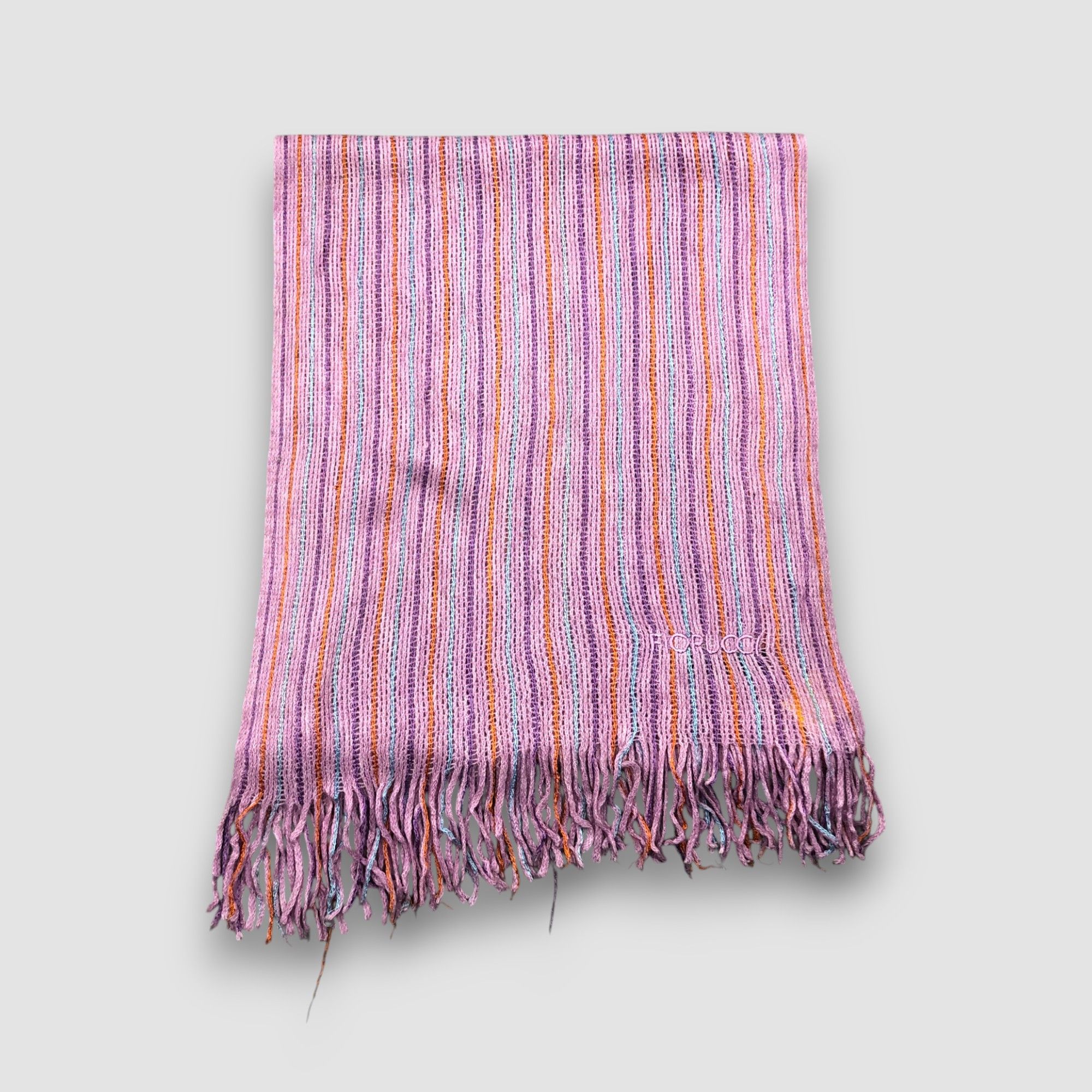Fiorucci Vintage Fiorucci Scarf Muffler Wool Cashmere Scarves Size ONE SIZE - 2 Thumbnail