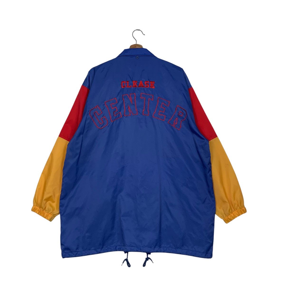 Japanese Brand CENTER CLEASE To Act Big Logo Coach Jacket #2469-C111 Size US L / EU 52-54 / 3 - 17 Thumbnail