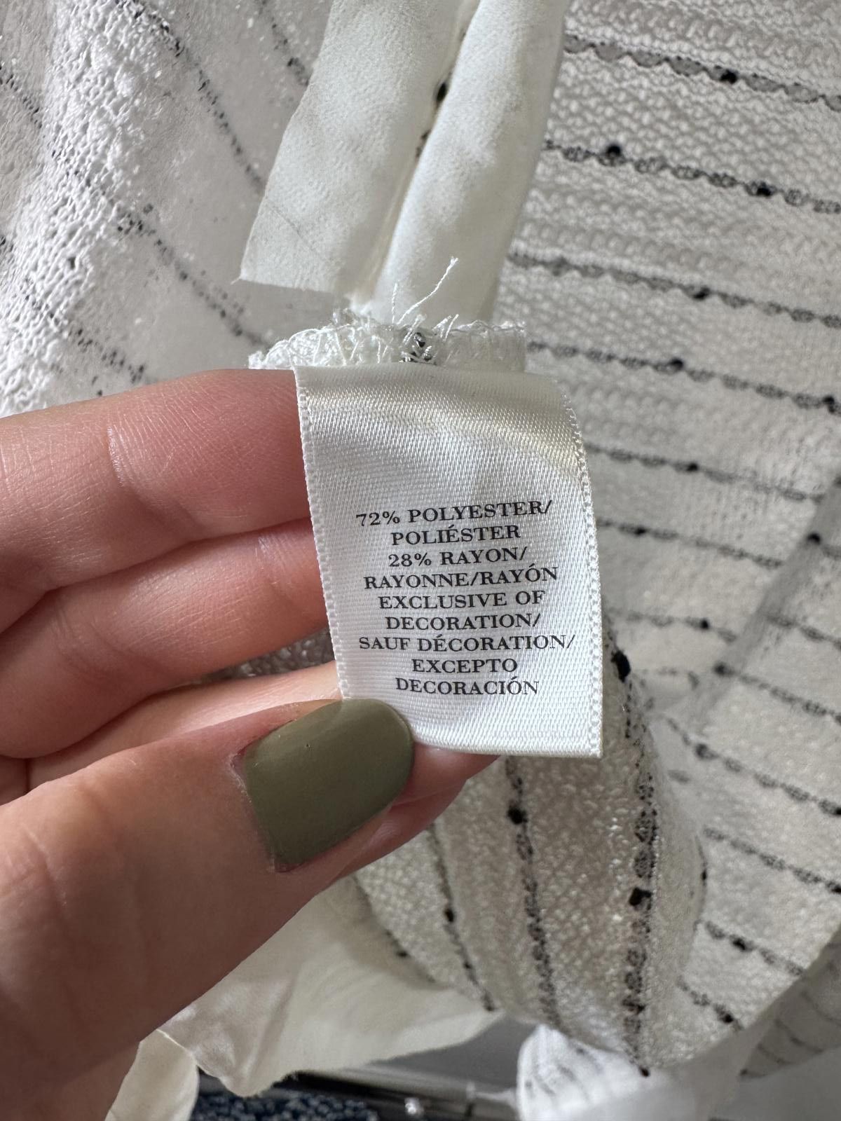 Ann Taylor Ann Taylor Women's White Knit Cardigan Sweater XL Size XL / US 12-14 / IT 48-50 - 4 Thumbnail
