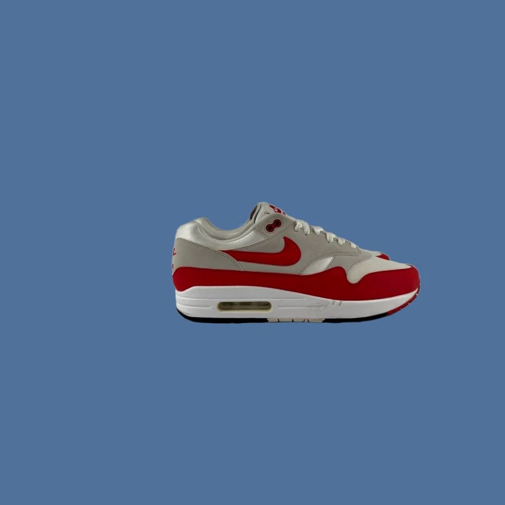 Nike Nike Air Max 1 Sneaker Athletic White Red 2017 Size 10 908375-103 Mens Size US 10 / EU 43 - 1 Thumbnail