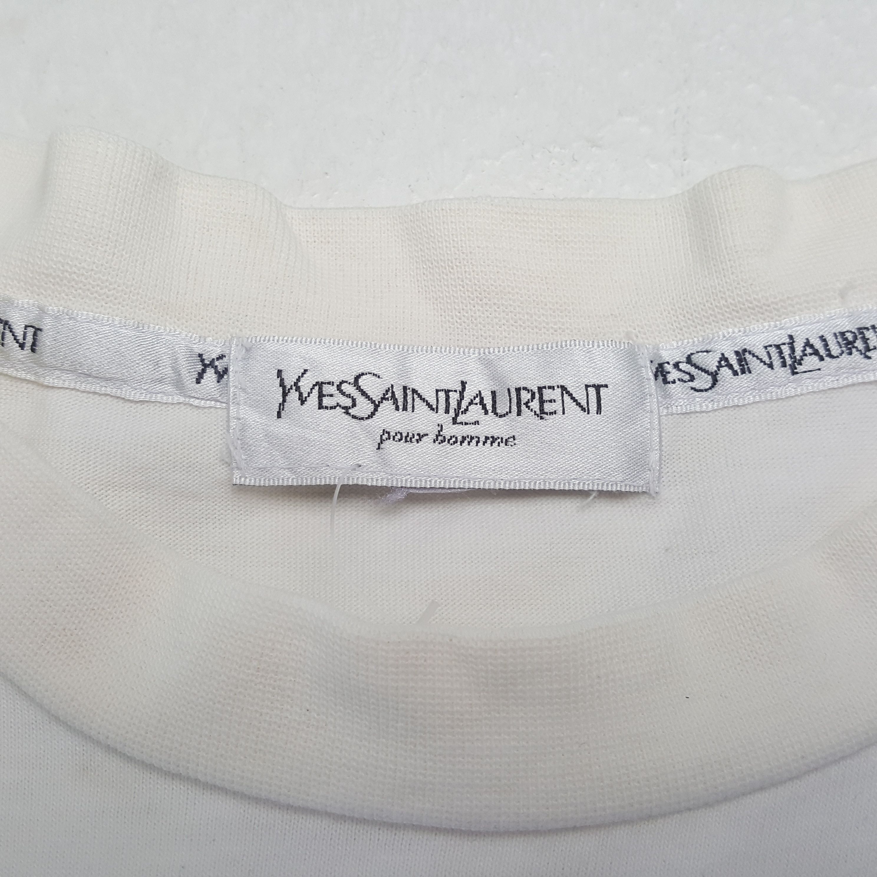 Yves Saint Laurent Vintage Yves Saint Laurent Italian Fashion T-Shirt C301N6 Size US M / EU 48-50 / 2 - 4 Thumbnail
