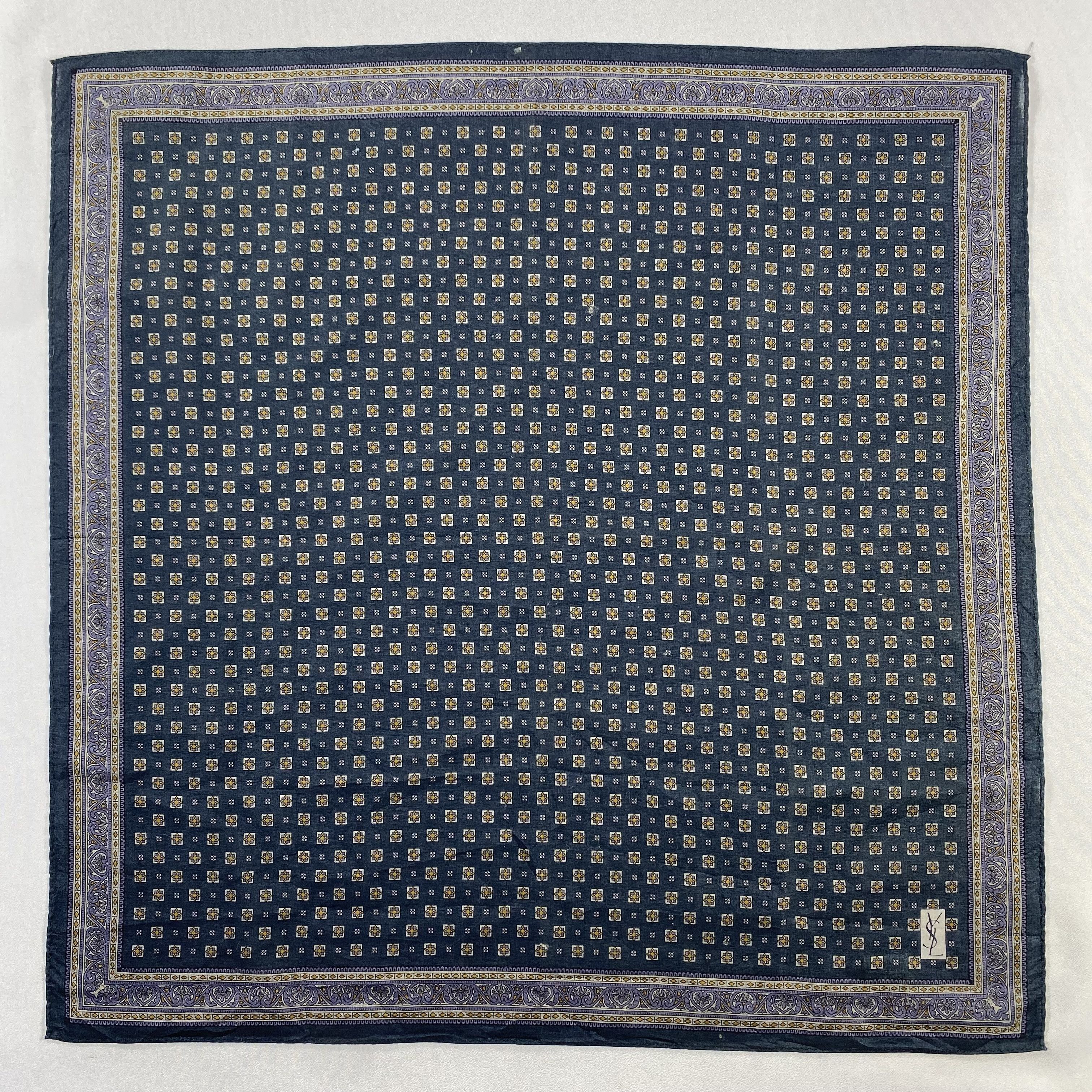 Vintage Yves Saint Laurent Handkerchief / Neckerchief / Bandana-P974 Size ONE SIZE - 1 Thumbnail
