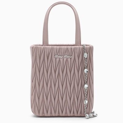 Miu Miu Miu miu crystal leather handbag Size ONE SIZE - 2 Thumbnail