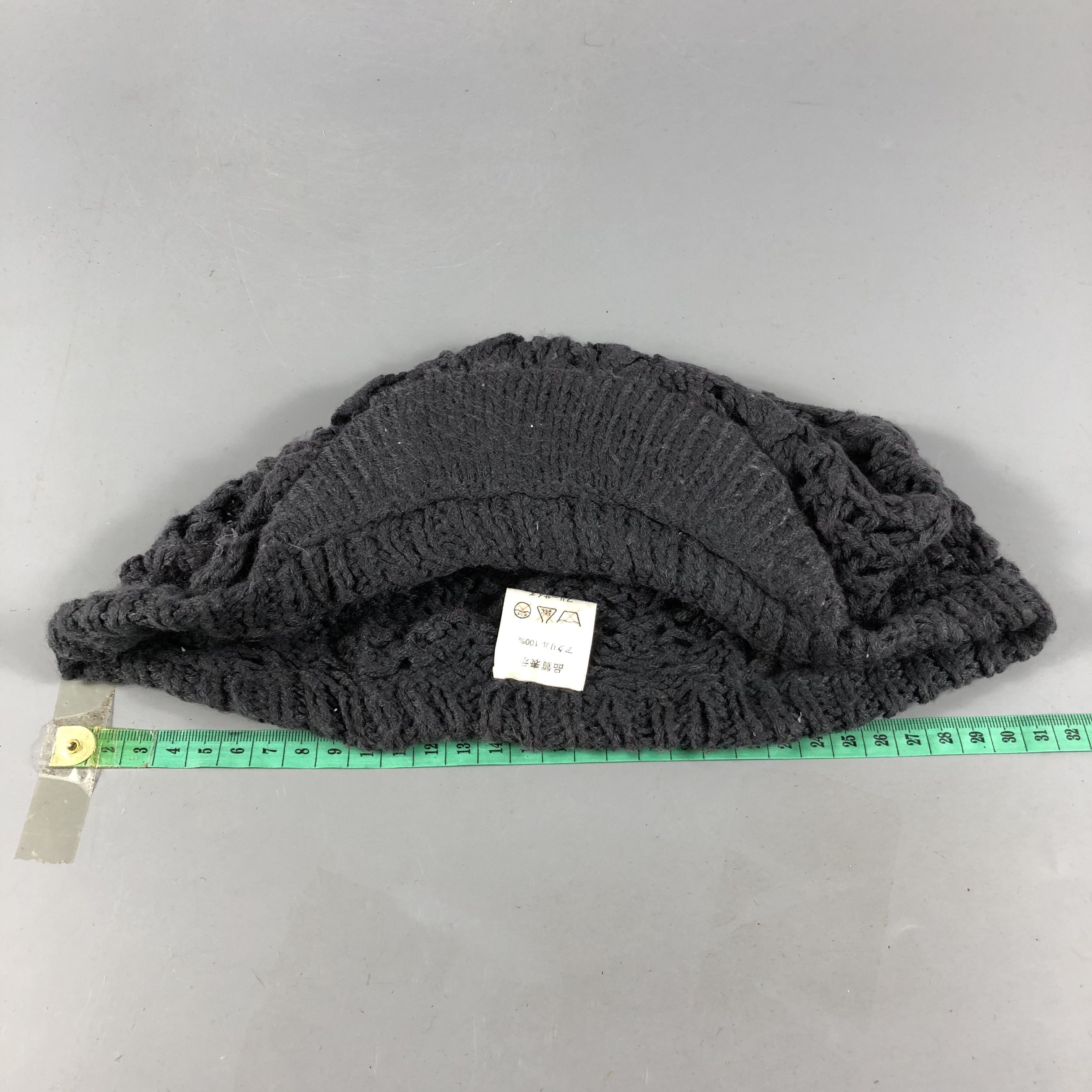 Beams Plus Beams Crochet Knit Visor Beanie Snowcap Snow Hat B782 Size ONE SIZE - 3 Thumbnail