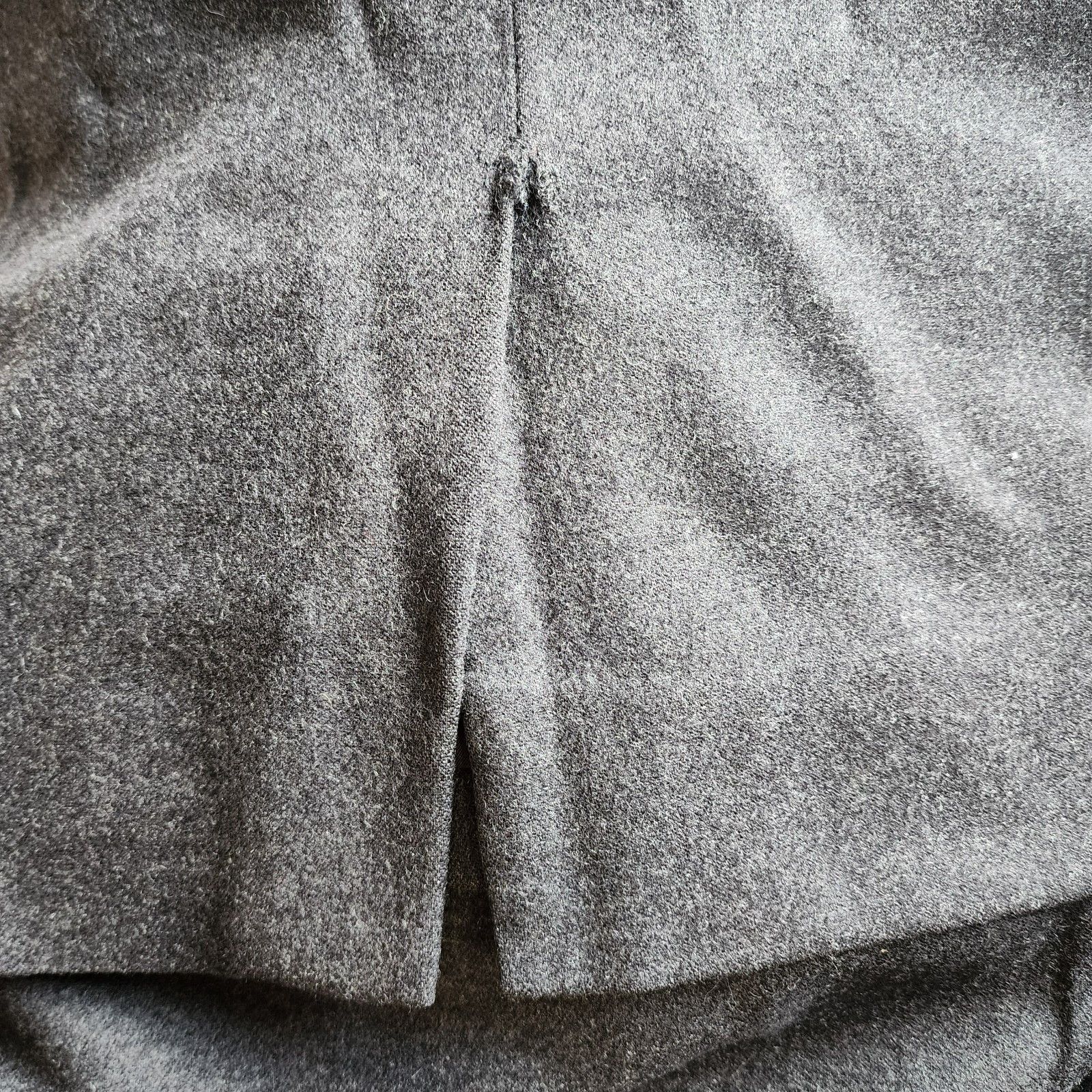 Celine Celine Vintage Wool Skirt - Size 14 US/FR46 Gray Zip Closur Size 36" / US 14 / IT 50 - 8 Thumbnail