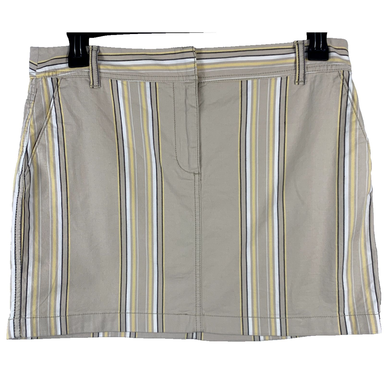 Ann Taylor Ann Taylor Loft Mini Skirt Women's Size 12 P Petites Striped Size 35" - 1 Thumbnail
