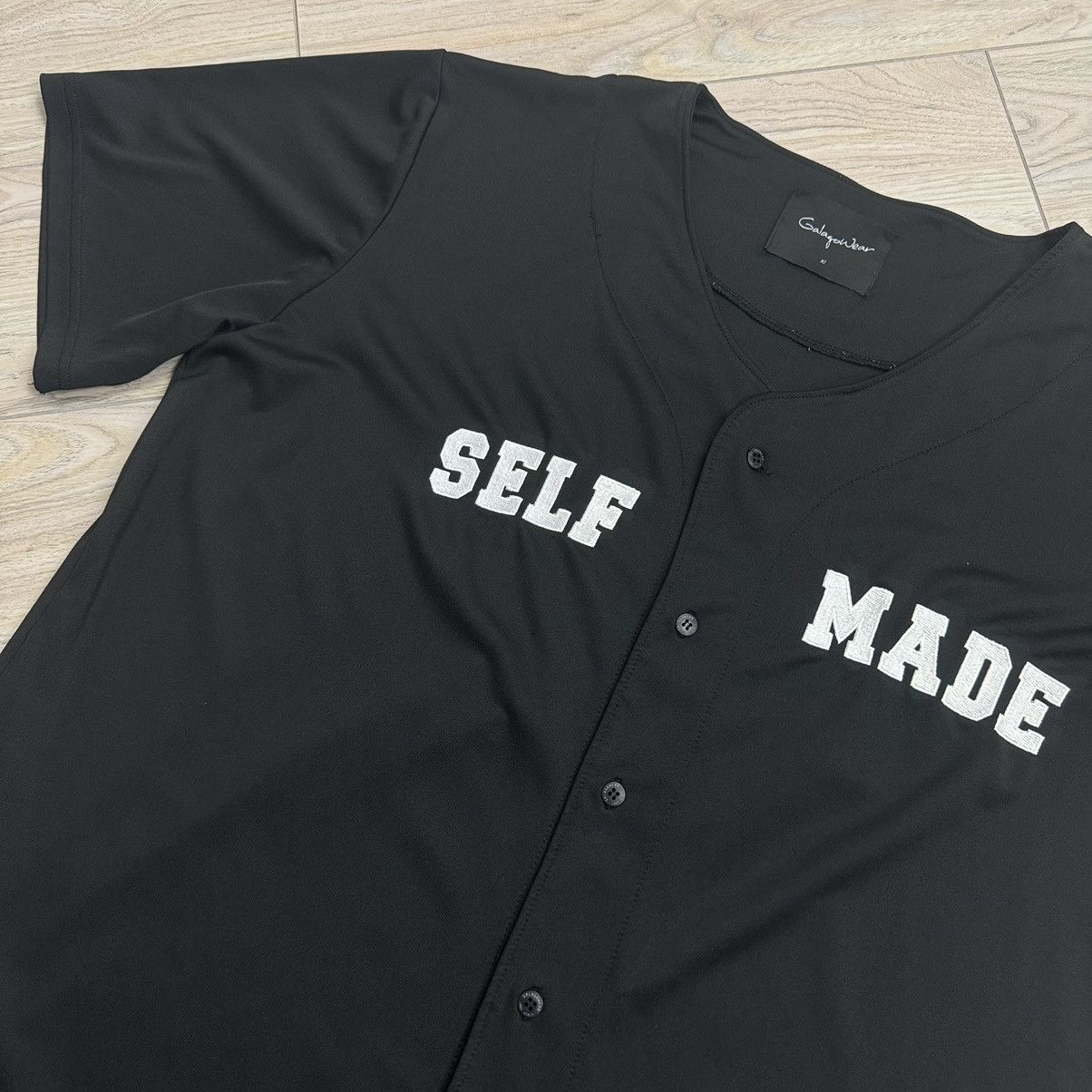 Other Vintage GalagoWear SELF MADE Embroidered Baseball Jersey Size US XL / EU 56 / 4 - 4 Thumbnail