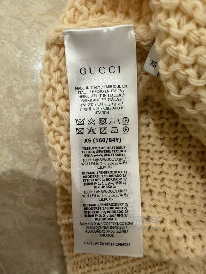 Gucci Gucci Mickey polo collar milky white knit sweater Size XS / US 0-2 / IT 36-38 - 4 Thumbnail