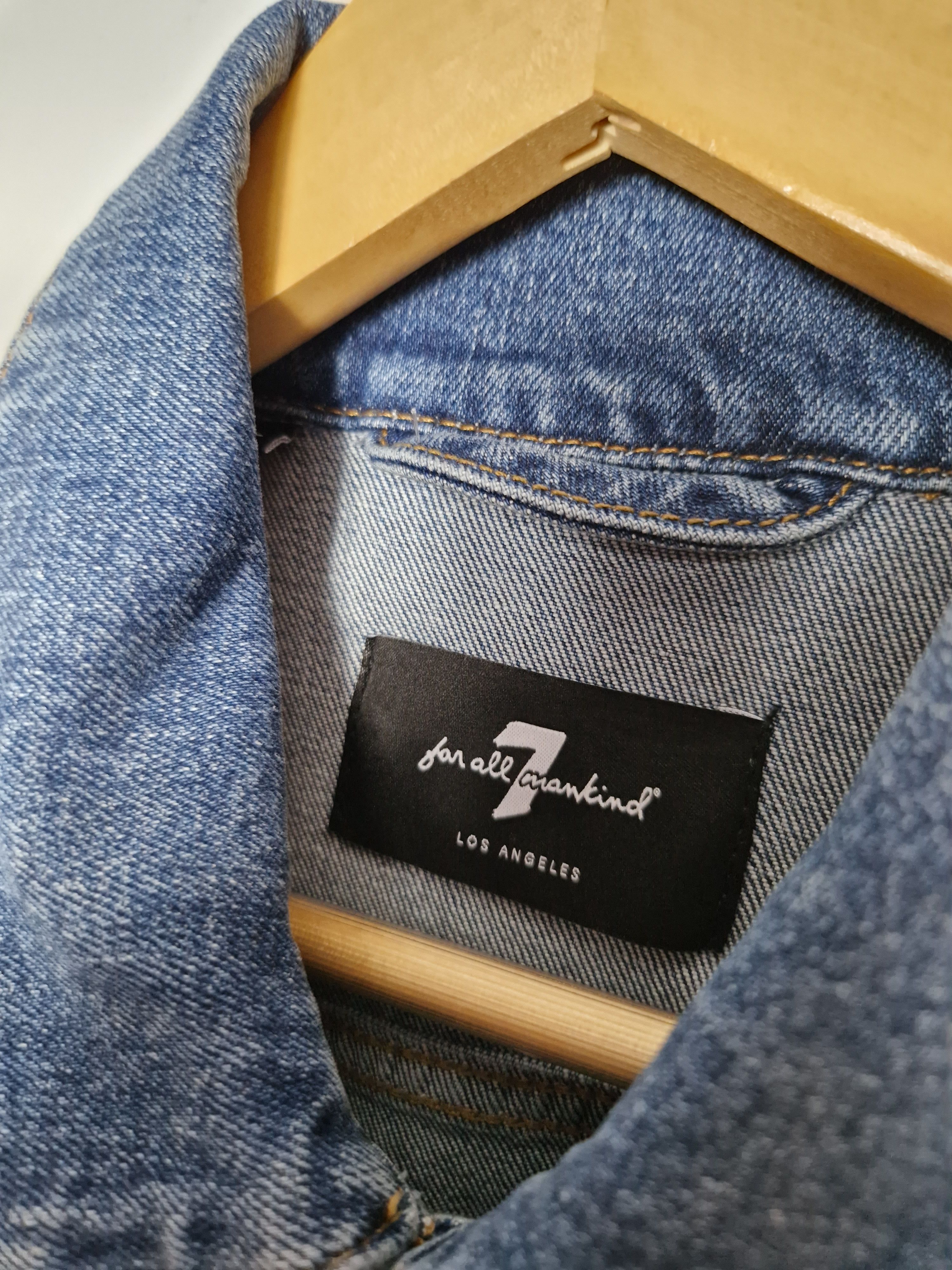 7 For All Mankind × Japanese Brand 7 For All Mankind Los Angeles USA denim jacket Size US L / EU 52-54 / 3 - 3 Thumbnail