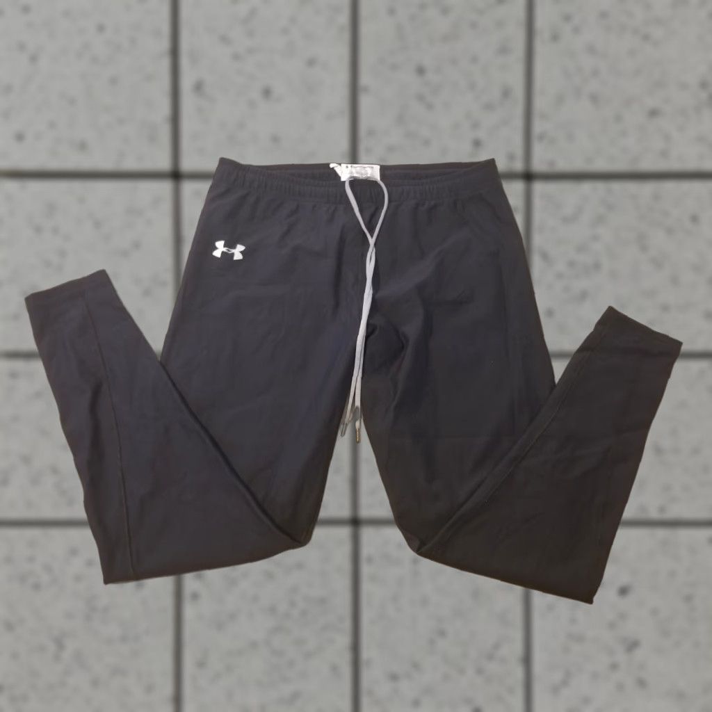 Under Armour Under Armour Mens Pants 2XL Black Athletic Gym Workout Sweatpants with Pockets Men Size US 39 - 1 Thumbnail