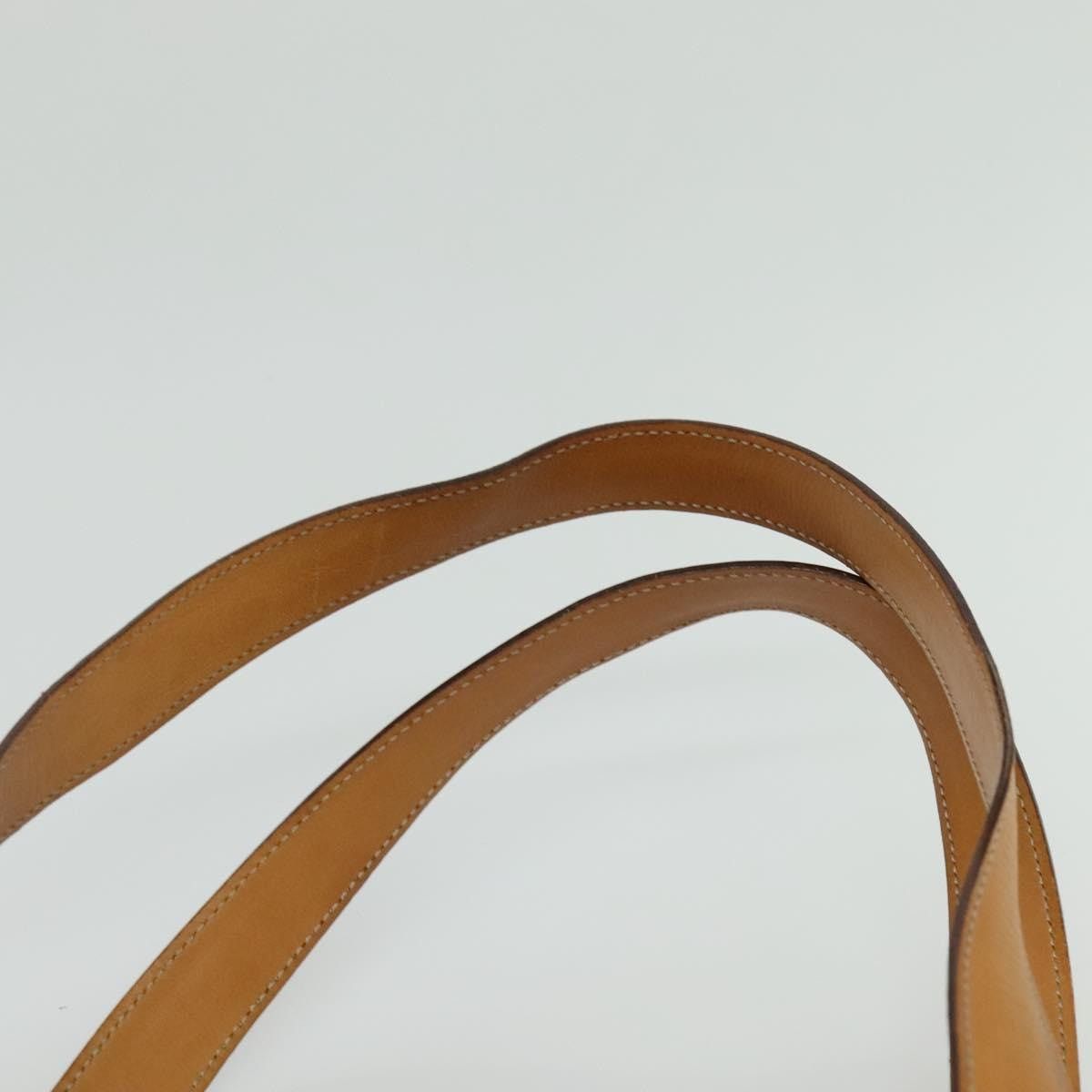 Celine CELINE Macadam Canvas Hand Bag Pvc Leather Brown Gold Size ONE SIZE - 8 Thumbnail