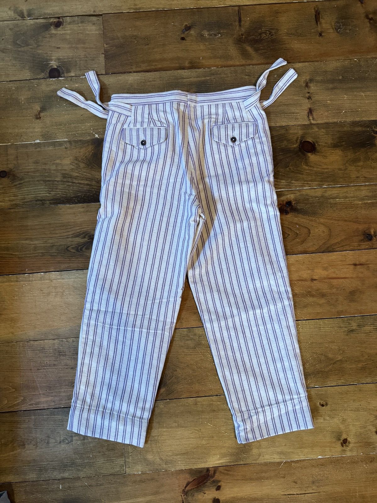 Bode Bode Striped Trousers with side waist adjusters Size US 32 / EU 48 - 3 Thumbnail