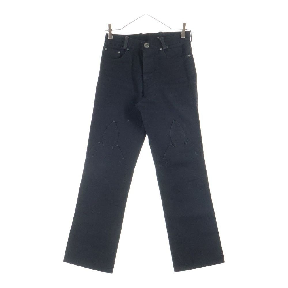 Chrome Hearts Old Fleurknee Denim Pants Black