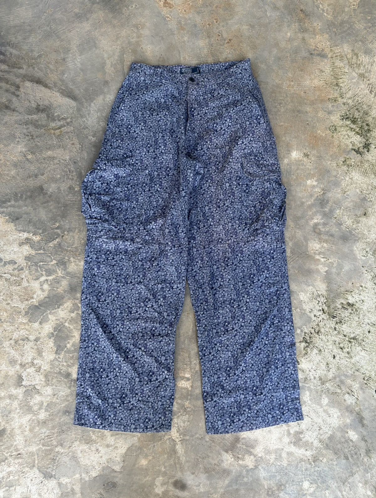 Japanese Brand × Polo Ralph Lauren × Ralph Lauren Vintage Polo Ralph Lauren Floral Cargo Pants Size US 30 / EU 46 - 1 Thumbnail