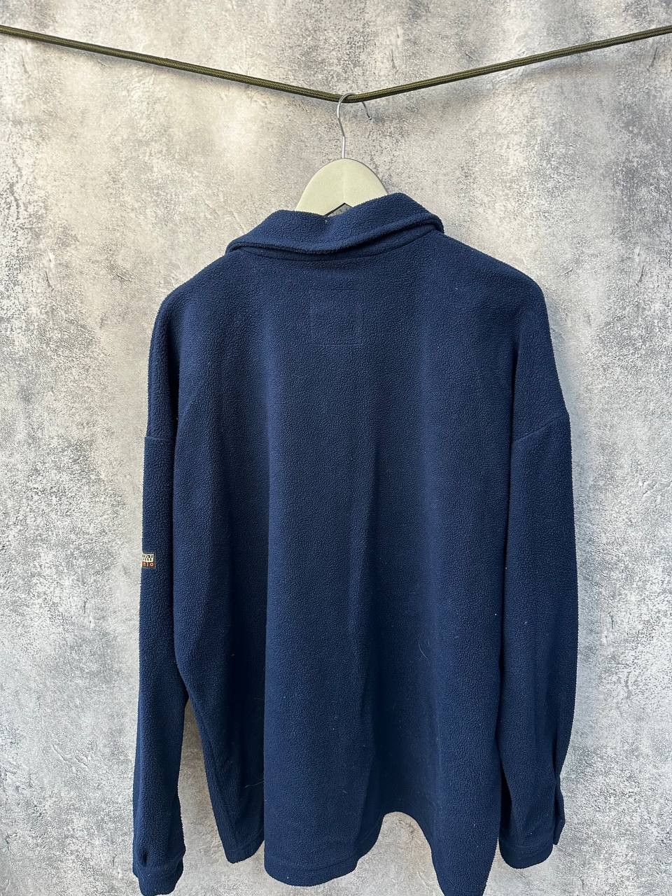 Napapijri × Vintage Napapijri Fleece Overshirt Ceramic Fibre Button Jacket Italy Size US XL / EU 56 / 4 - 3 Thumbnail