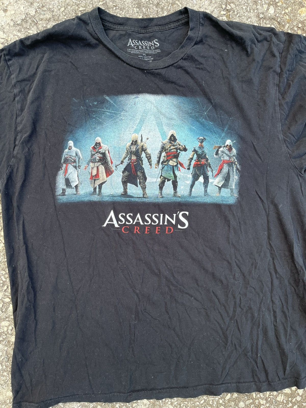 Vintage 2013 Assassins Creed Shirt Size US XXL / EU 58 / 5 - 2 Thumbnail