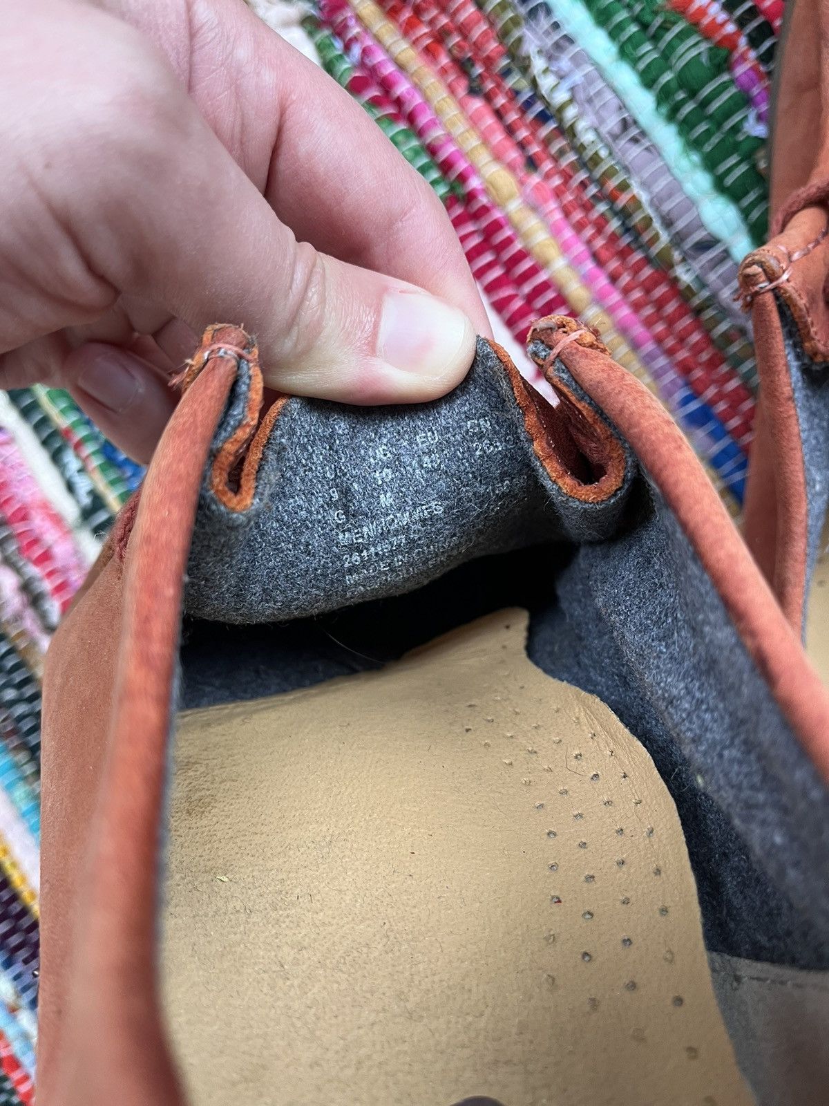 Clarks × Vintage Clark’s Wallabee Red Suede Wallabees Casual Low Sneakers Size US 10 / EU 43 - 8 Thumbnail