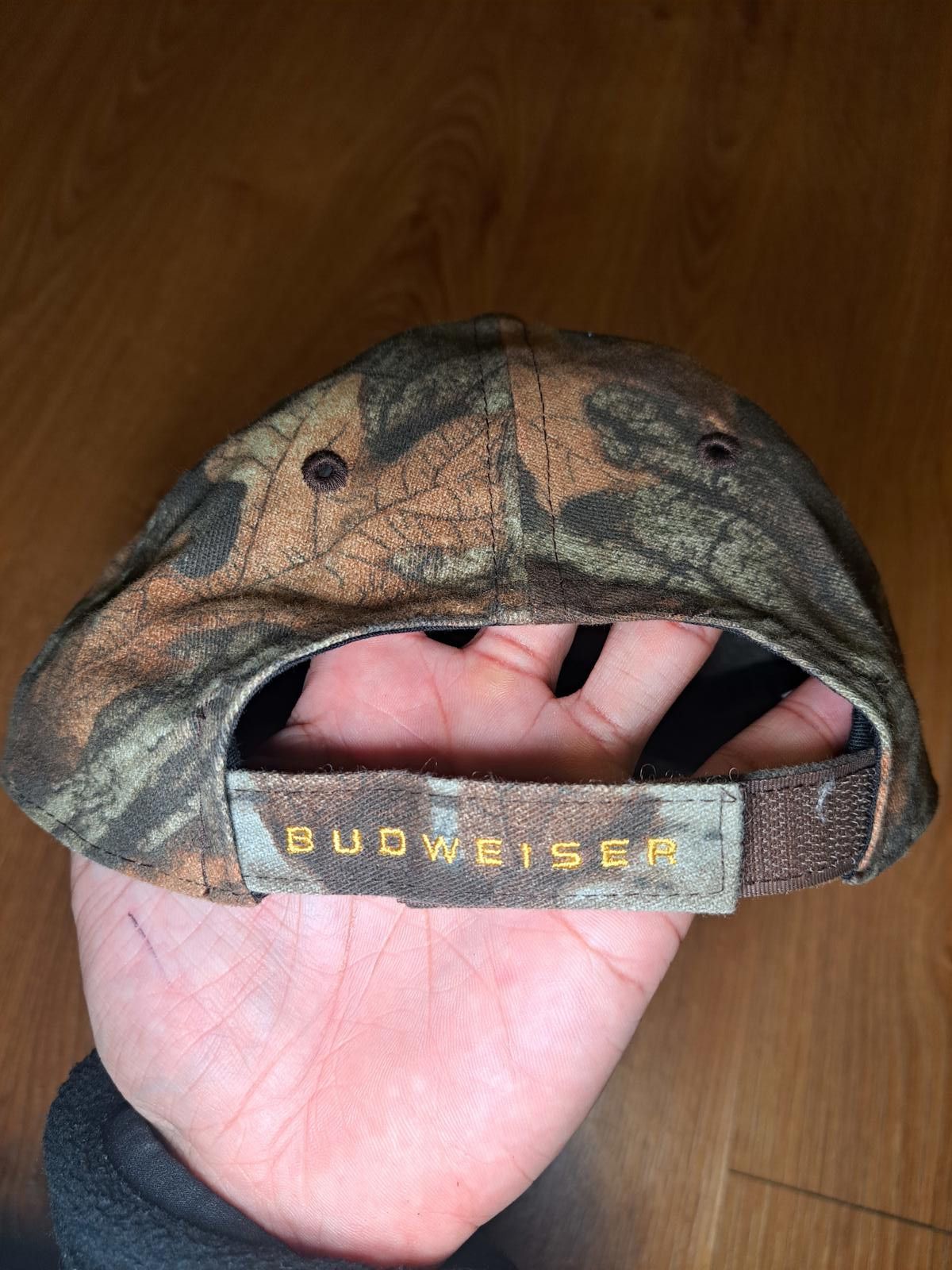 Budweiser Budweiser Advantage Timber Camo Baseball Hat Cap Cotton Size ONE SIZE - 3 Thumbnail