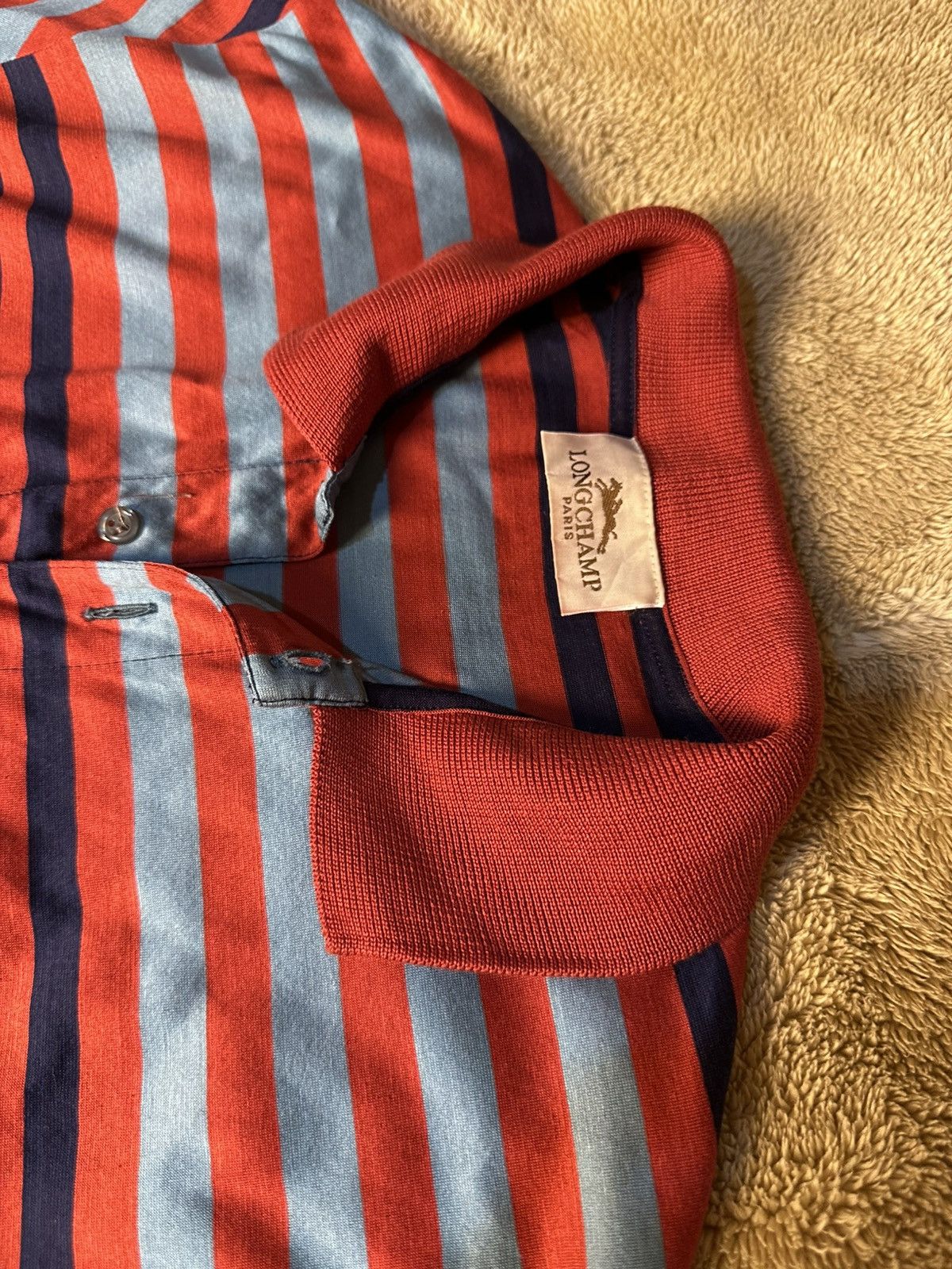 Longchamp Longchamp Paris striped polo Size US S / EU 44-46 / 1 - 4 Thumbnail