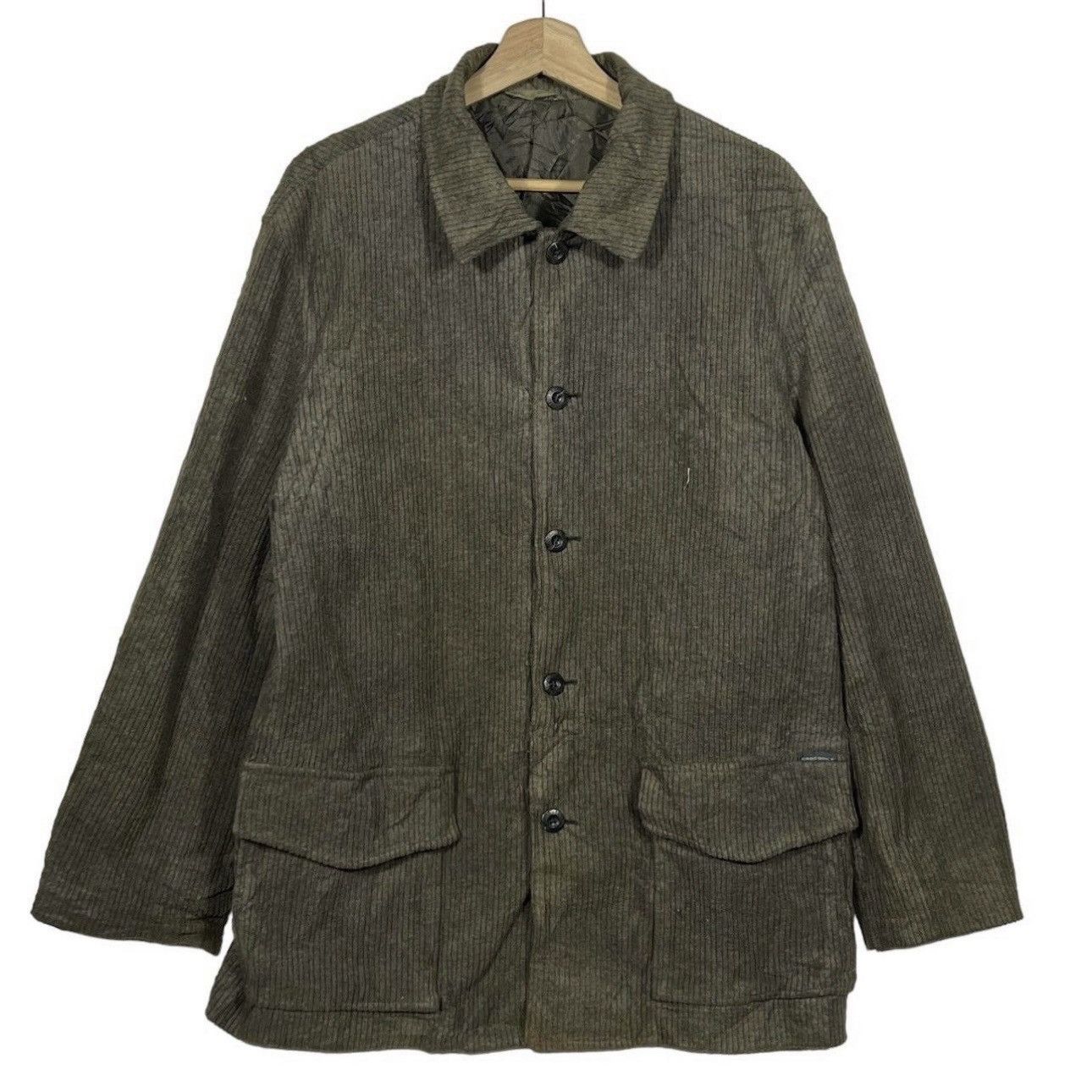 Lacoste Crocodile jacket corduroy nice desing Size US L / EU 52-54 / 3 - 1 Thumbnail