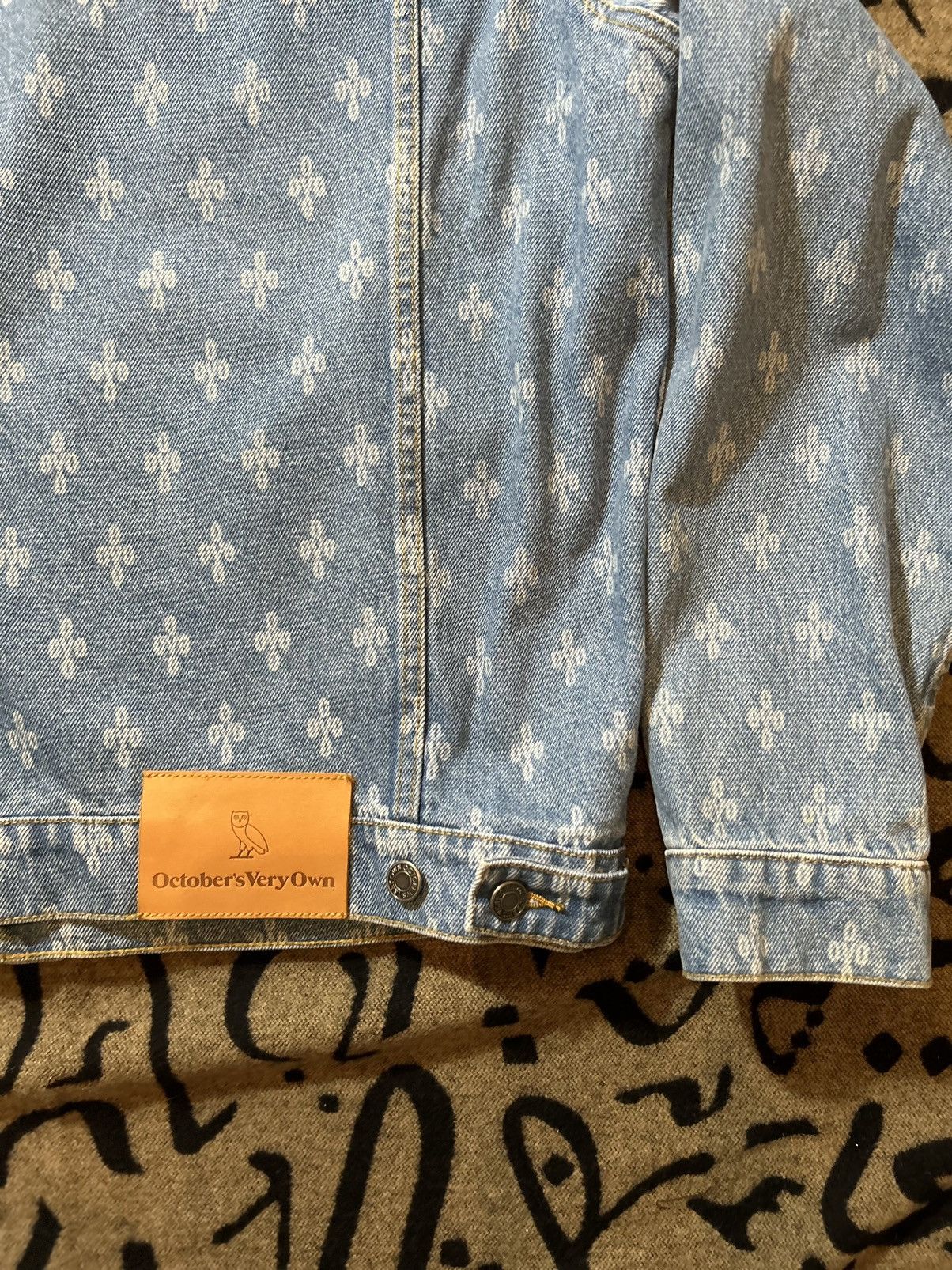 October's Very Own 2020 Monogram Denim Trucker jacket Size US L / EU 52-54 / 3 - 3 Thumbnail