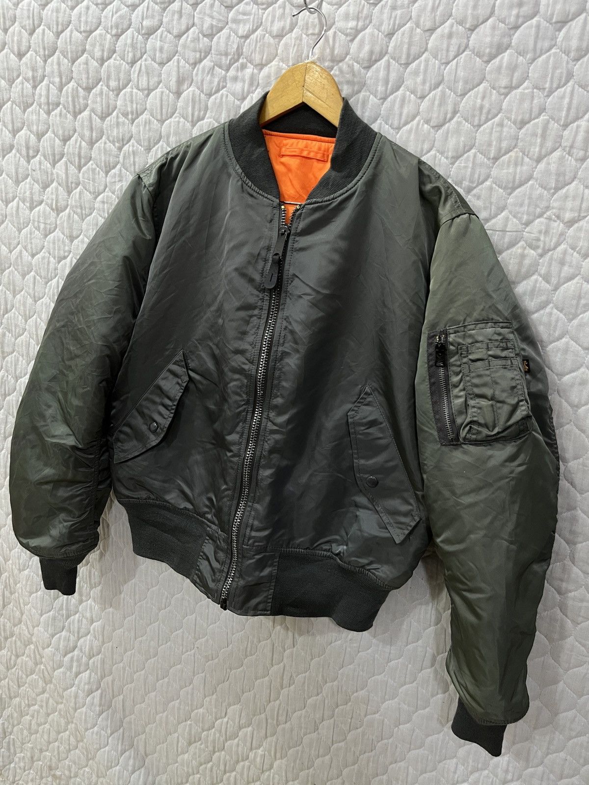 Alpha Industries 🔥🔥🔥ARCHIVE ALPHA INDUSTRIES BOMBER JACKET Size US M / EU 48-50 / 2 - 2 Thumbnail