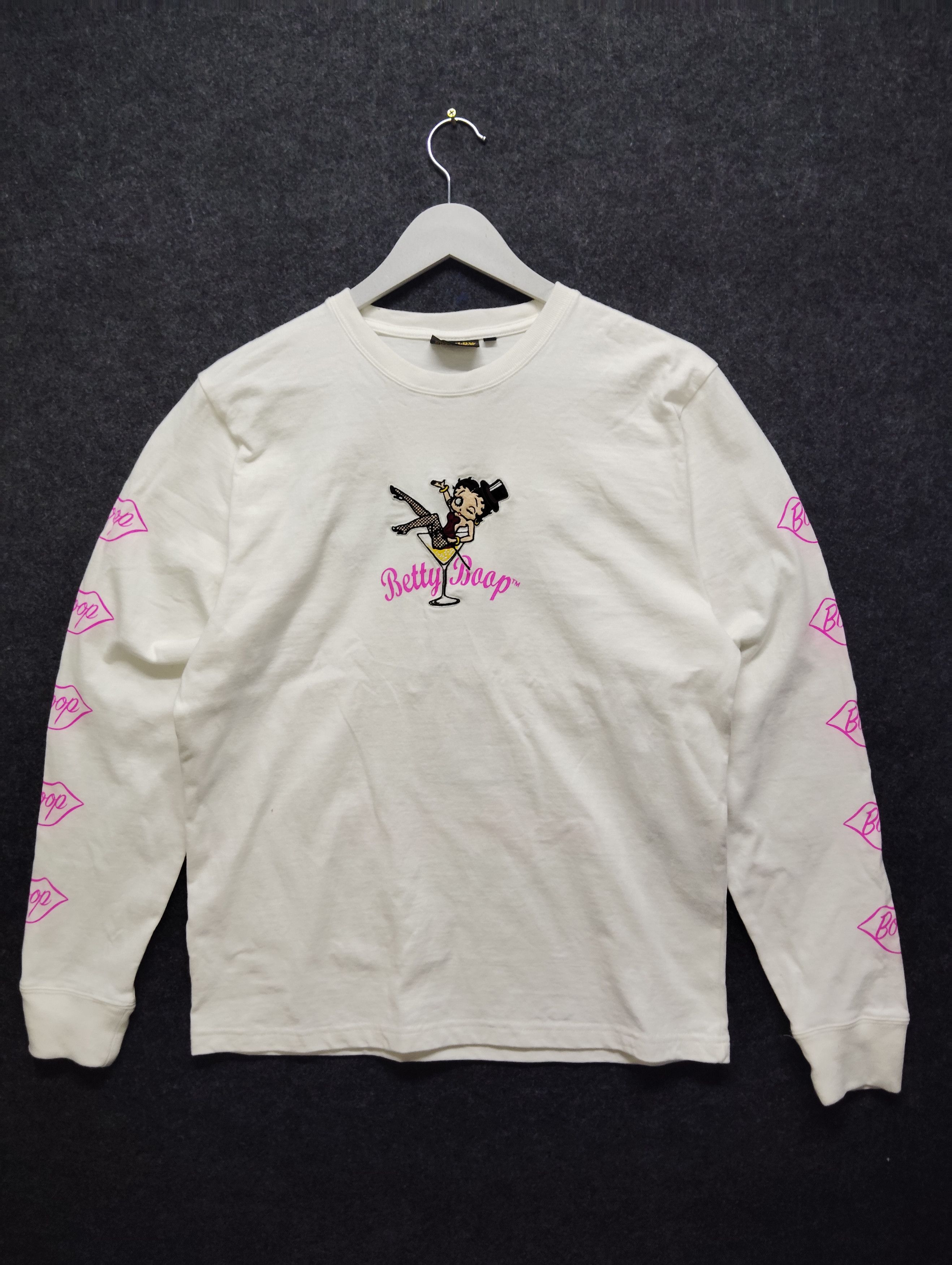 Low Blow Knuckle x Betty Boop Embroidered LS T-shirt