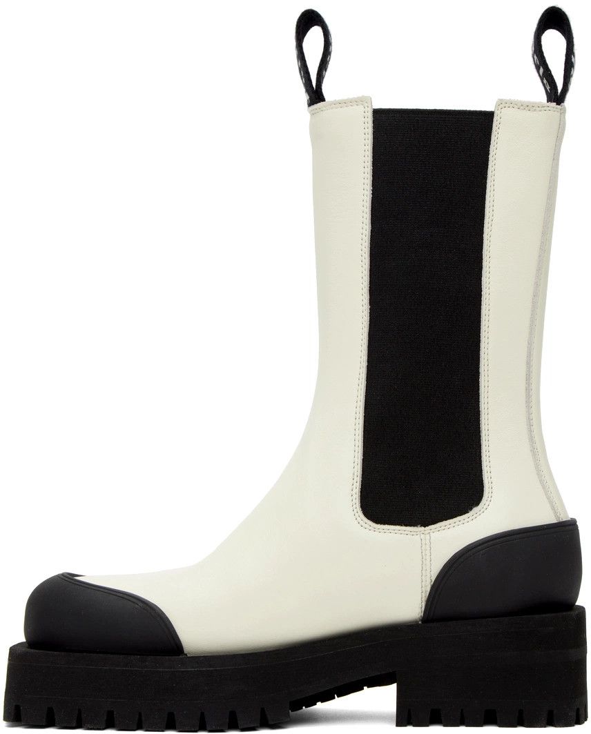 Palm Angels o1y1125 Ankle Boots in White/Black Size US 8 / IT 38 - 2 Thumbnail