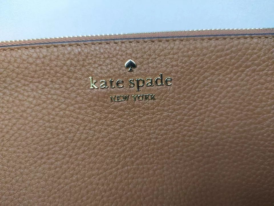 Kate Spade Kate Spade New York L-Zip Leather Wristlet T-0025 Size ONE SIZE - 5 Thumbnail