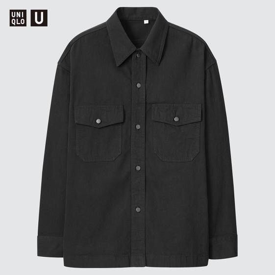 Lemaire × Uniqlo Uniqlo X Christophe Lemaire Oversize Denim Button Jacket Size US XL / EU 56 / 4 - 2 Thumbnail