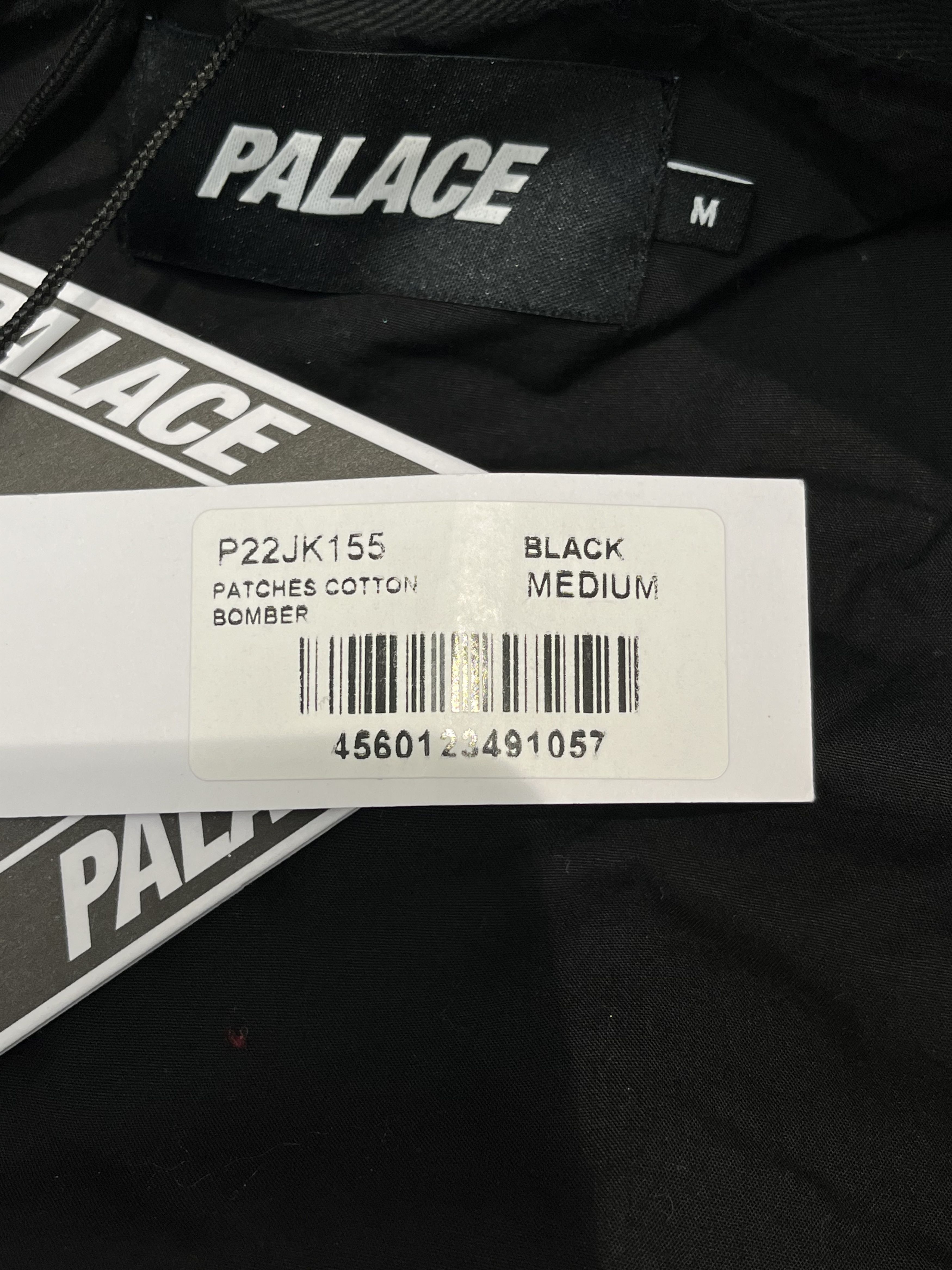 Palace Palace Patches Cotton Bomber Black Size US M / EU 48-50 / 2 - 11 Thumbnail