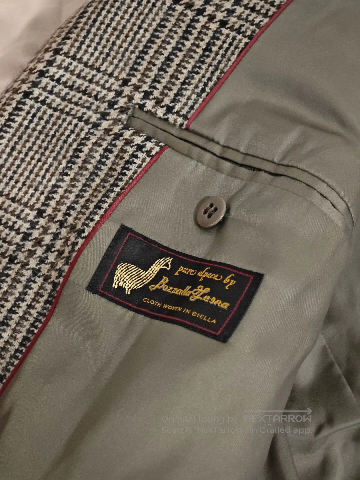 Japanese Brand Italian Alpaca Wool Suit Jacket. Size US M / EU 48-50 / 2 - 5 Thumbnail