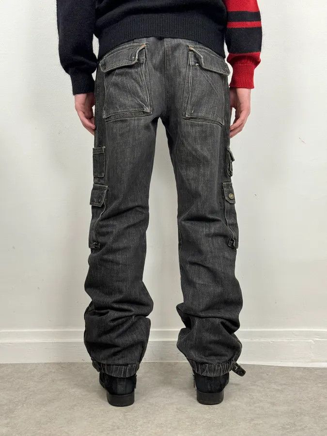 Dolce & Gabbana AW2004 Dolce & Gabbana Grey Cargo Denim Jeans Size US 32 / EU 48 - 2 Thumbnail